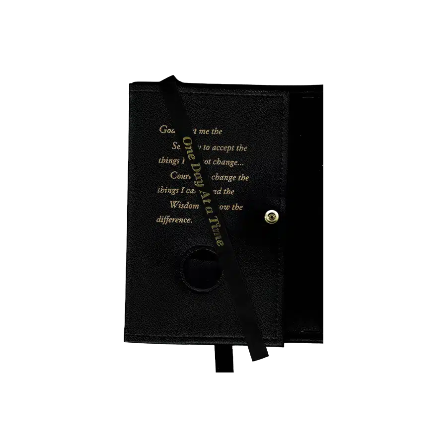 AA Black Dual Big Book Cover