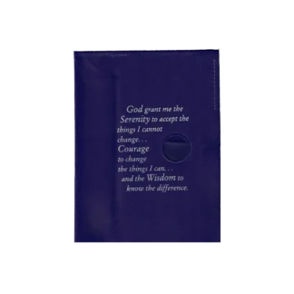 AA Large Print Big Book Cover Purple