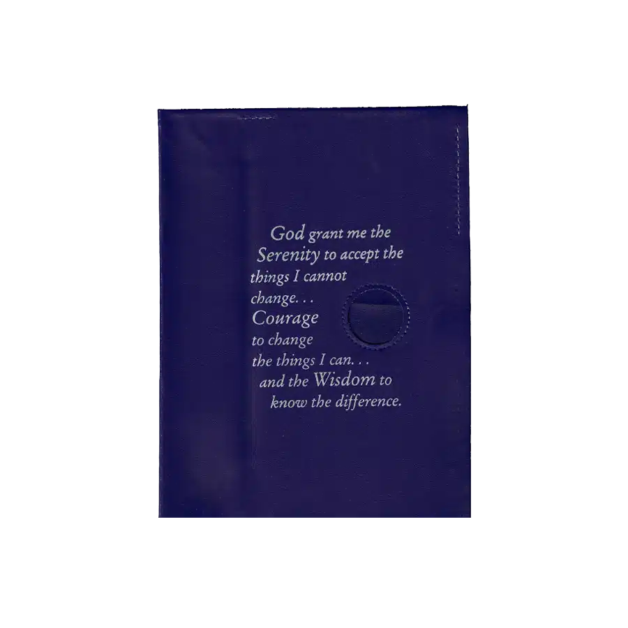 AA Large Print Big Book Cover Purple