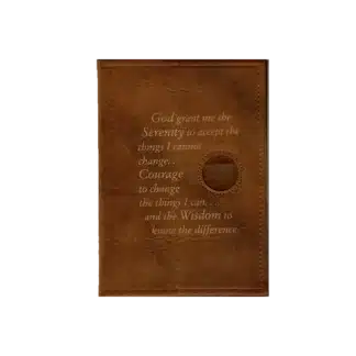 AA Large Print Big Book Cover Tan