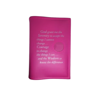 AA Large Print Big Book Cover Pink