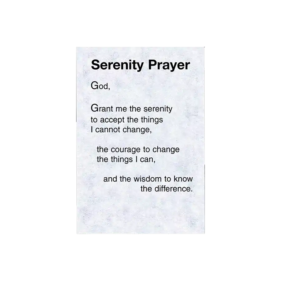 Serenity Prayer Wallet Card