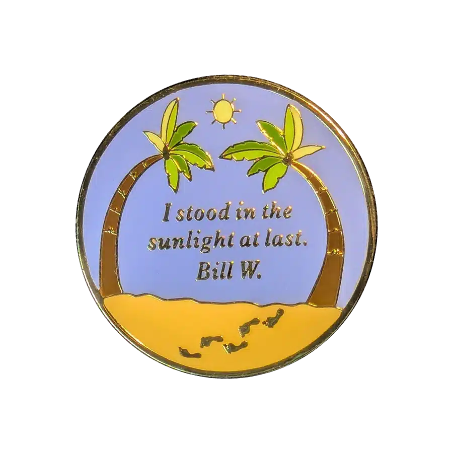 AA Flamingo Beach Year / Birthday Medallion - Image 2