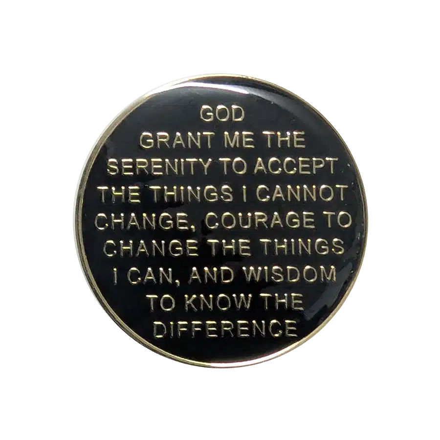 AA Red Tri Year / Birthday Medallion - Image 2