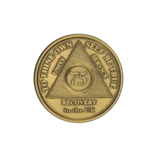 75 Years of AA in the UK Celebration Chip